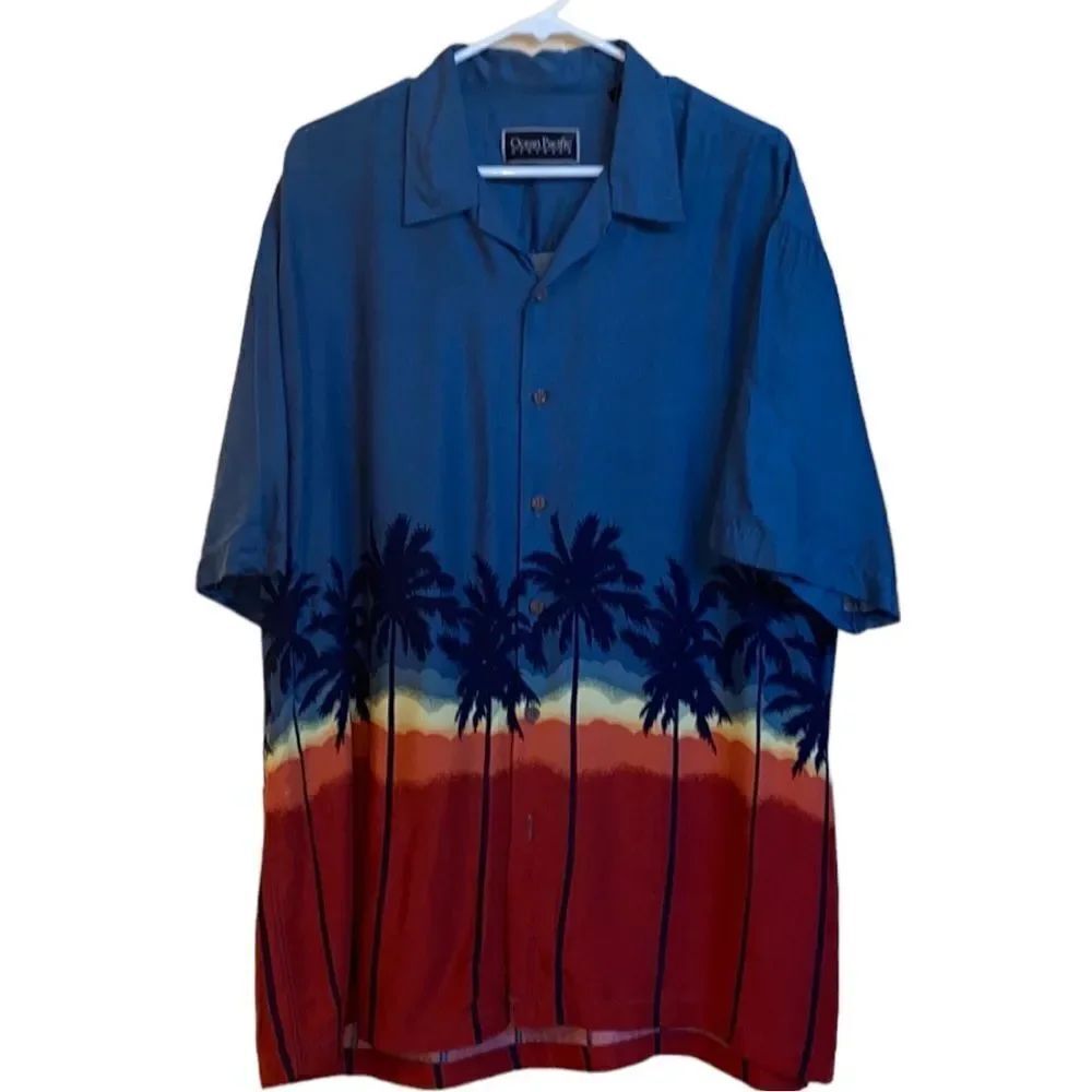 Ocean Pacific Men’s Hawaiian Camp Shirt Size XL